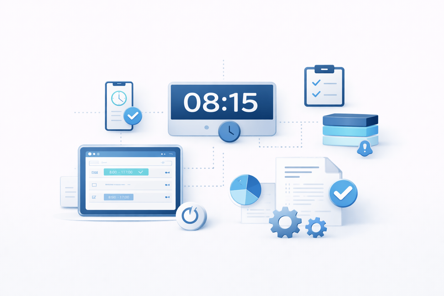 Überstunden Zeiterfassung: Arbeitszeiterfassung, Freigabe und Monatsabschluss als Prozesskette